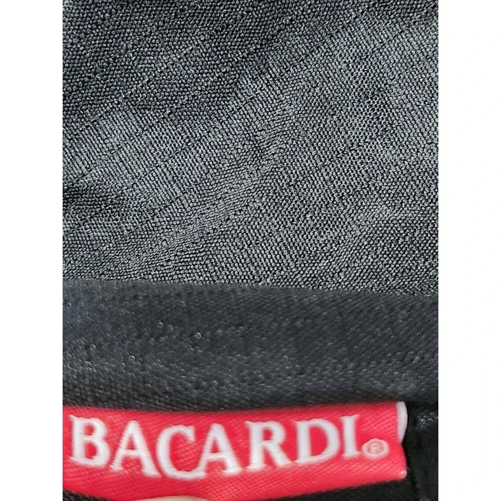 Baccardi Rum Travel Duffle Bag Black Red Ripstop 18 x 14 x 9 Promotional Promo